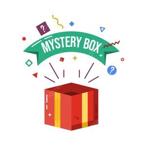 Mystery Box with Red and Yellow Design